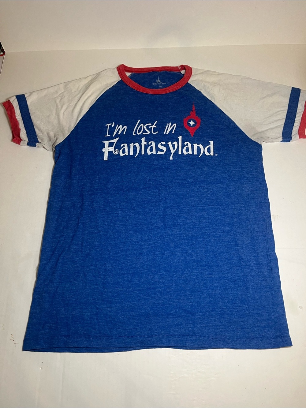 Disney Blue 'I'm Lost in Fantasyland' Raglan Tee